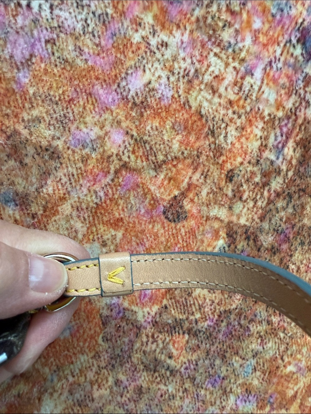 Dooney & Bourke Y2K Shoulder Bag with Multicolor Monogram - Picture 11 of 11
